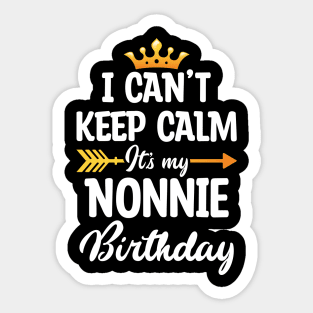 my nonnie birthday Sticker